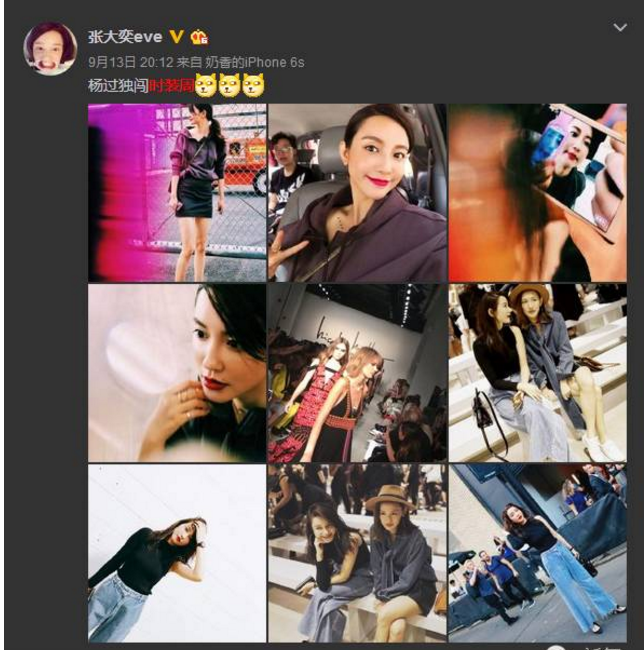 張大奕紐約時裝周圖片