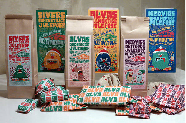 禮品紙袋設計圖1